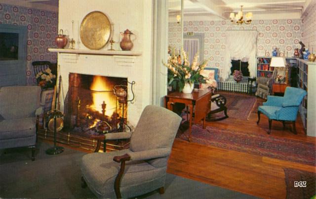 01b Interlaken Inn lobby CT (ppc 1960s)